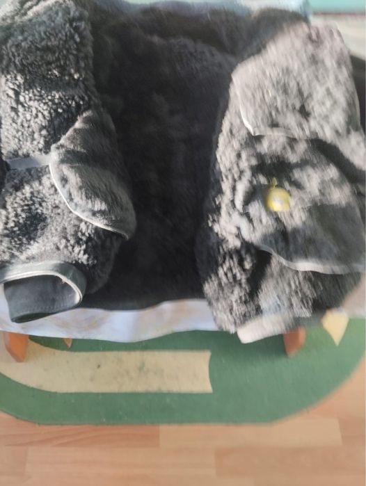 дубленка теплая с мехом