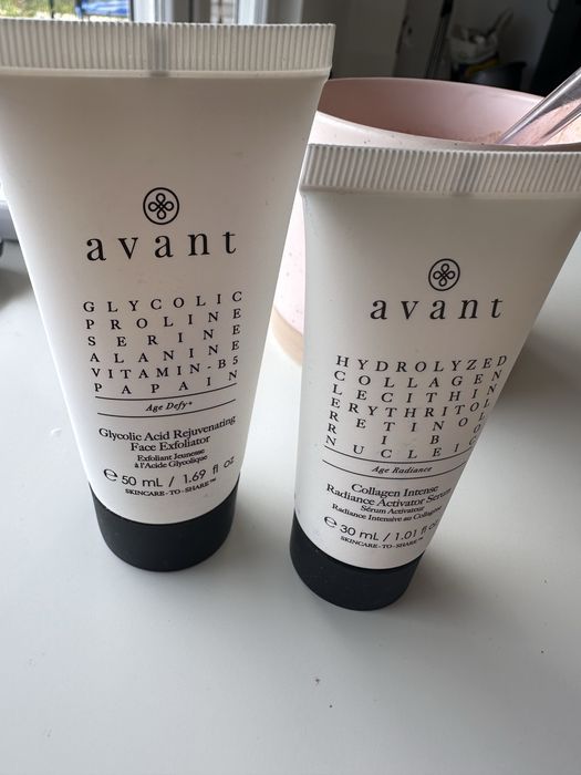 Avant Collagen serum / Glycolic acid face exfoliator
