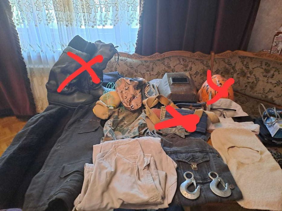 Предметы одежды  для работы