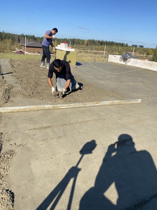 Пол сухой стяжка хизмати