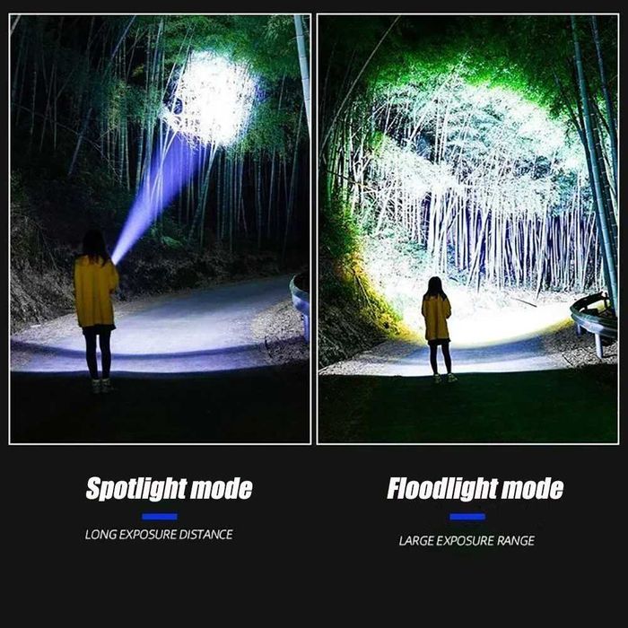 E－SMARTER LED Фонарик 100000 Люмен