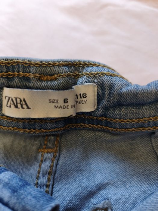 Zara 116 дънки широк крачол