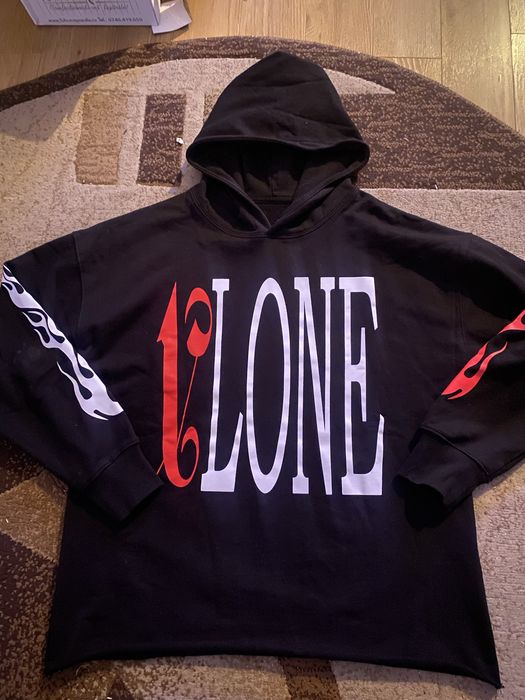 Vlone x Palm Angels Hoodie Red