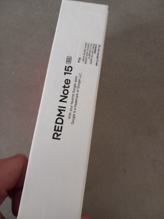 Vând Redmi  Note 15 5g nou nouț este în cutie  nu  a fost  deschis