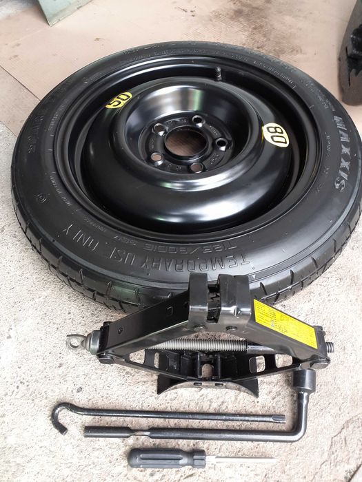Roata rezerva SLIM cric HYUNDAI i30,i40,Ioniq,Elantra,KIA Ceed,Optima,Carens
