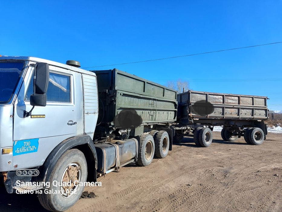 Камаз с прицепом