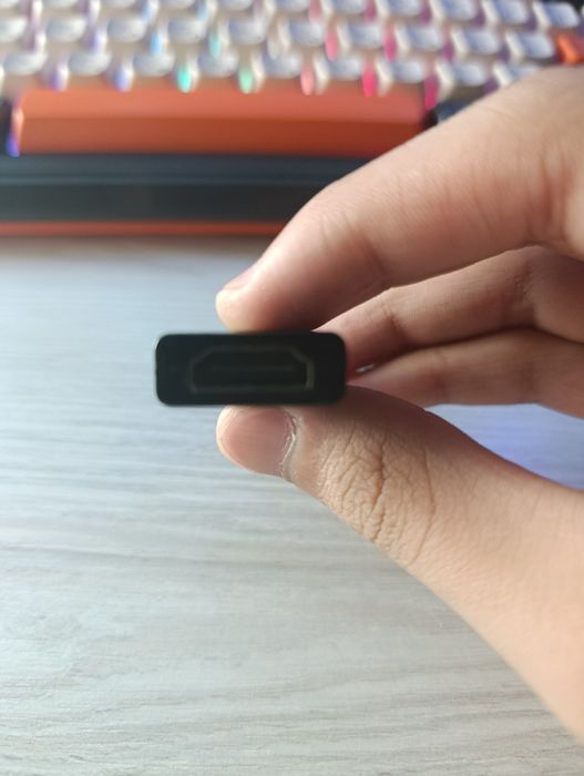 Переходник с  HDMI на DP в хорошем состоянии