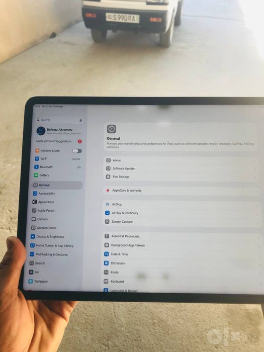 Ipad pro m1   12.9 dyumli