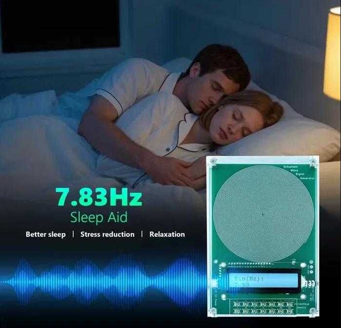 Регулируем Широкочестотен Генератор Шуманов Резонатор на Шуман 7.83 Hz