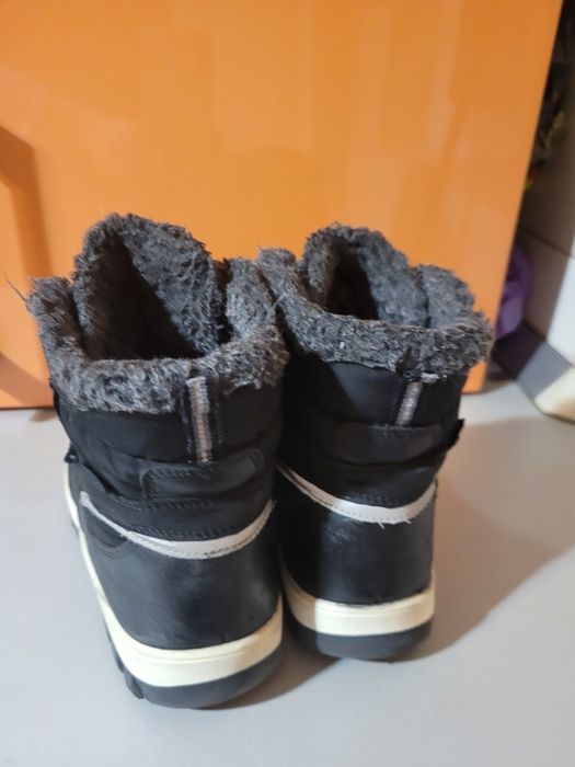 Ghete iarna fete/băieți din piele îmblănite -32