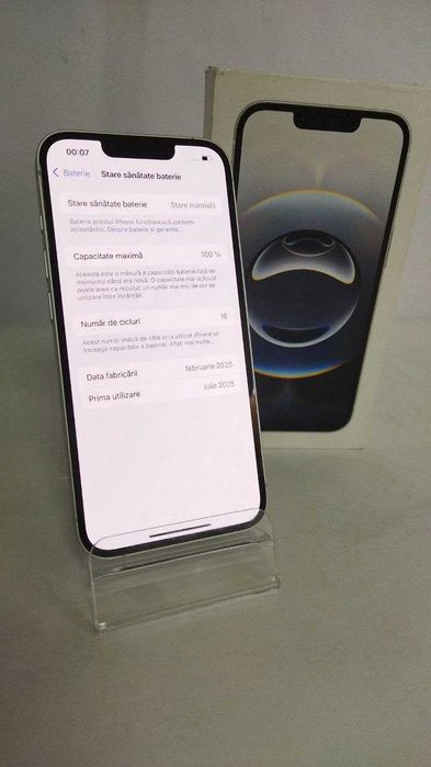 APPLE IPHONE 16E, 128GB, BAT 100/Fin X Amanet&Exchange cod 101206