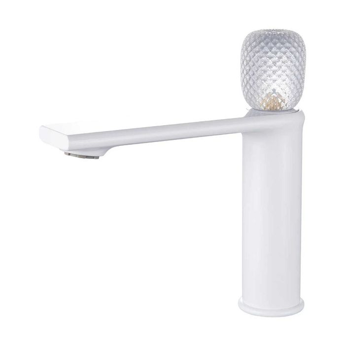 Луксозен смесител за мивка със светеща кристална глава W153