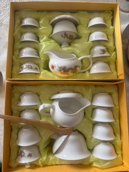 Чайный столик (чабань) + набор для чайной церемонии