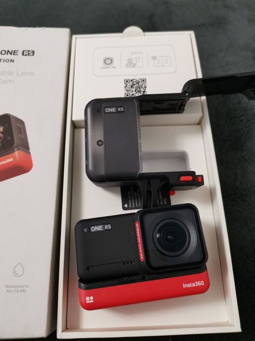 Camera video sport Insta360 ONE RS 4K Edition, 4K, Waterproof, HDR,