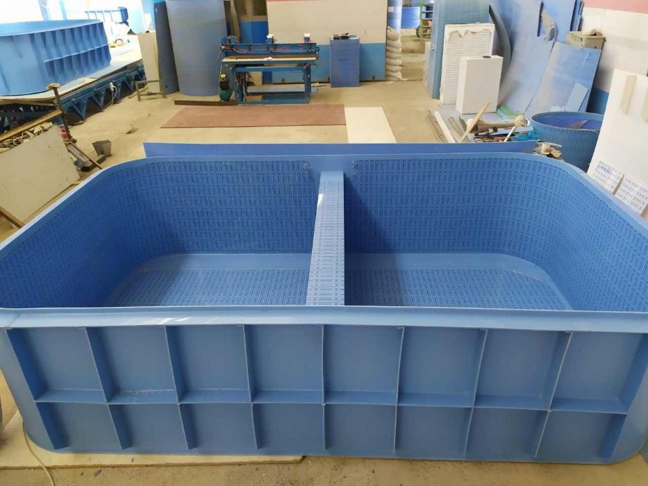 Гальванические ванны из полипропилена для хромирования, цинкования