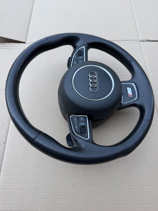 Volan + airbag Audi A6 C7, A7 4G S Line : 4G0880201P / 8X0419091M