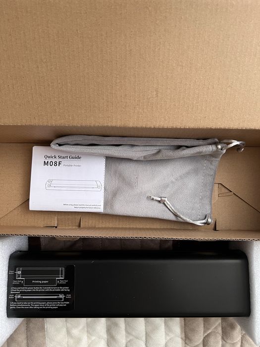 Imprimanta portabila termica Smart, fara tus, 30 coli incluse