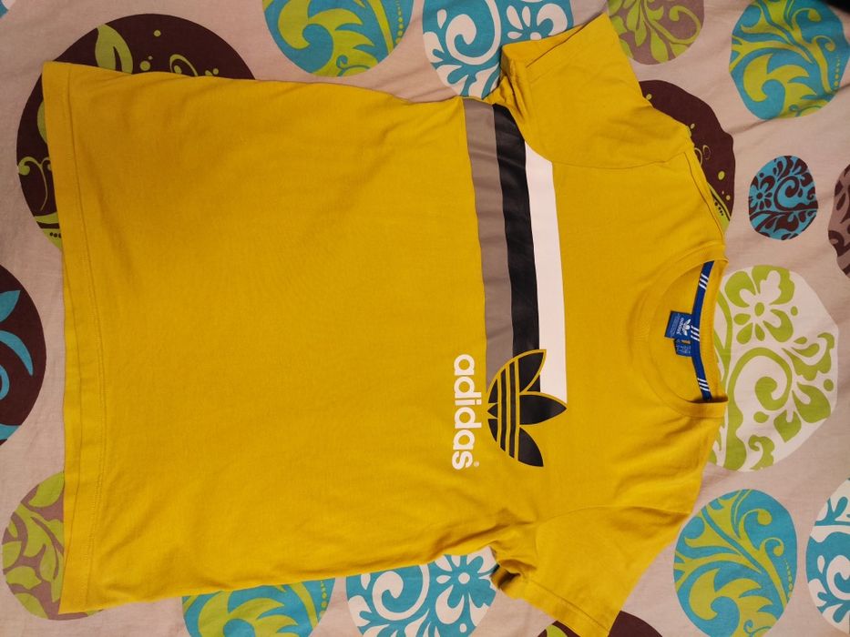 Тениска ADIDAS yellow