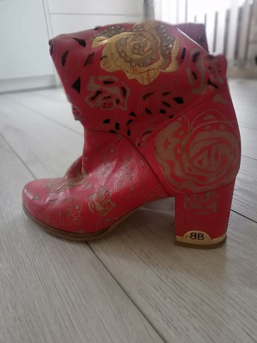 Летни ботуши естествена кожа