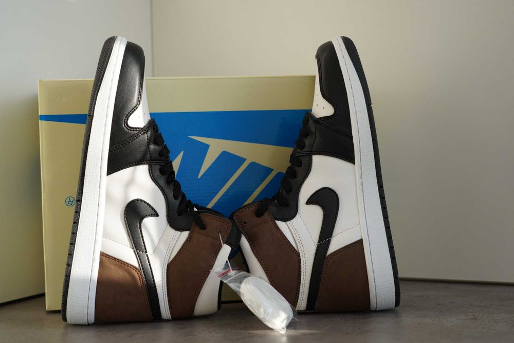 Adidasi JORDAN 1 Retro High OG Dark Mocha, Produs Nou-Full Box,Premium