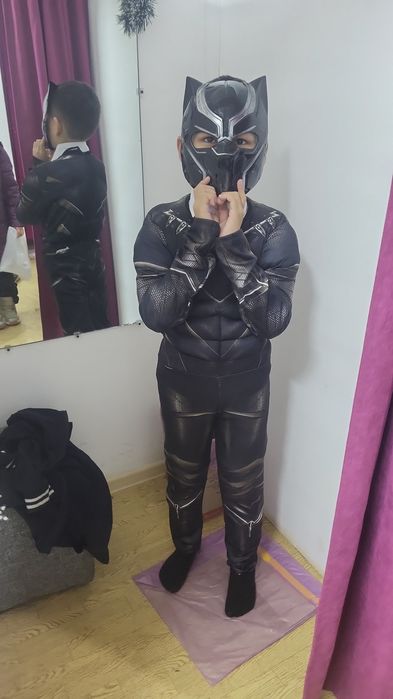 Костюм чёрной пантера 09-10лет