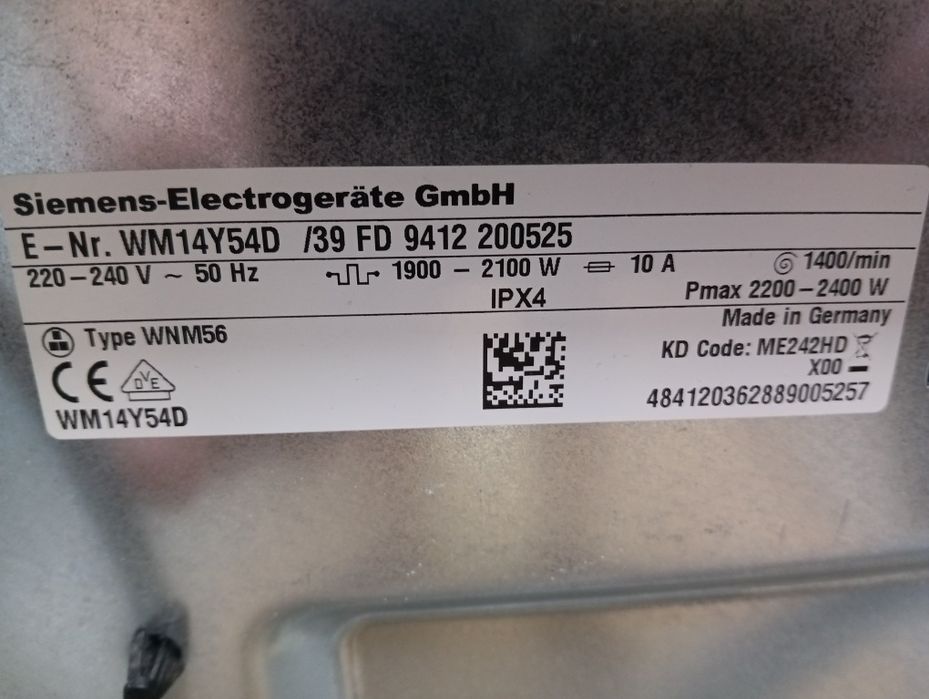 Като нова пералня Сименс Siemens IQ 800   8кг Made in Germany Гаранция