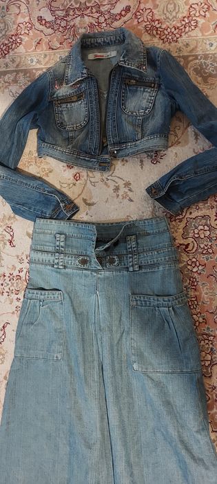 Джинсы. Джинсовые юбки. Длинные.