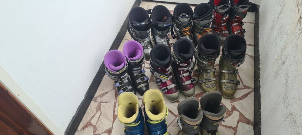 Ски обувки 36-44номер и щеки от 95до 130см