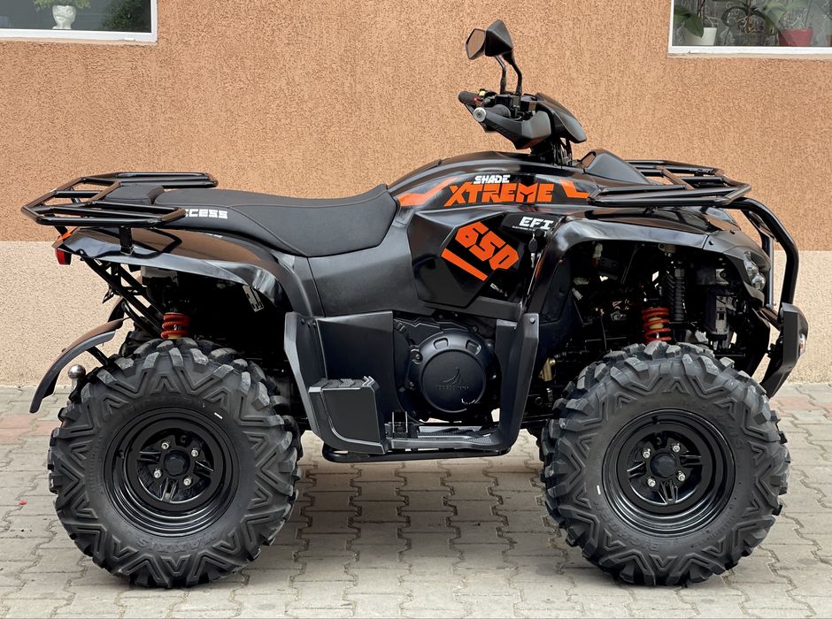 Atv Acces Motor Shade XTreme 650cc 4x4 2022 EFI / IRS / Face-Lift / Long / 1453 km  / Recent adus din Germania / stare Nouă ! (Cf moto , tgb,yamaha)
