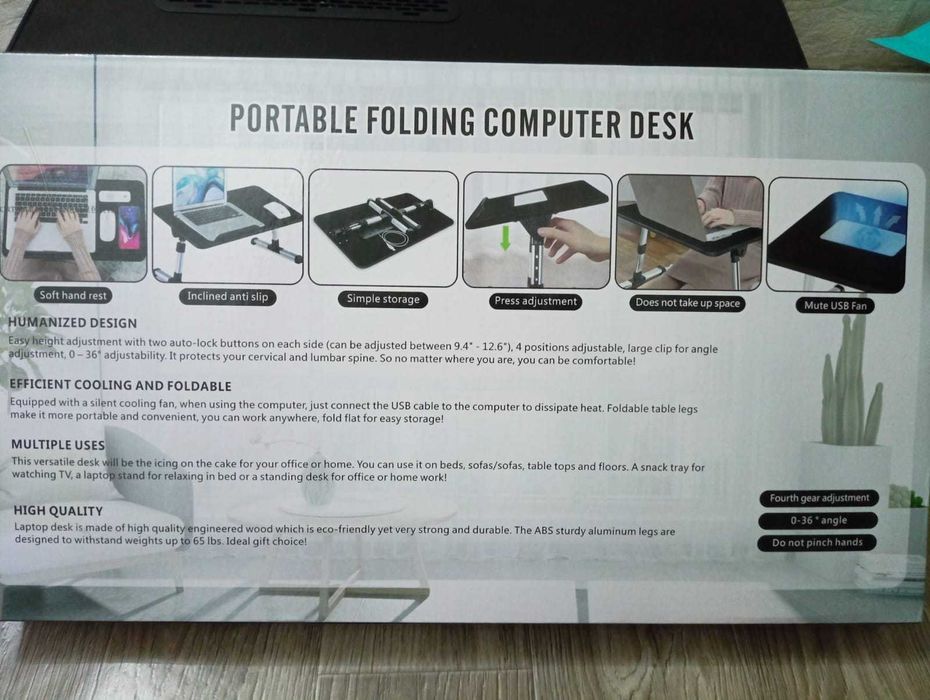 Складной столик для нотбука