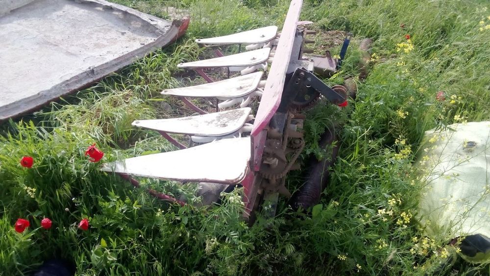 Zubr traktorcha sotiladi, Зубр трактор сотилади, комплекр жатка билан