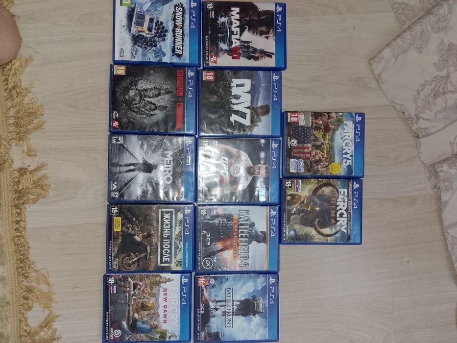 Продам диски на PS4,в отличном состоянии,любая игра 8тыщ
