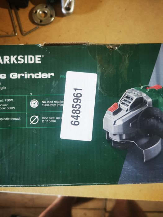 Flex parkside pws 115 pe fir puțin folosit în cutie