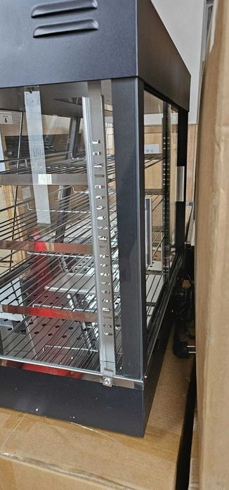 Vitrina electrica calda cu led simpla,dubla,tripla -TRANSPORT GRATUIT