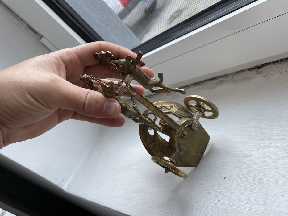 Obiect decor Statueta gladiator alama restaurata