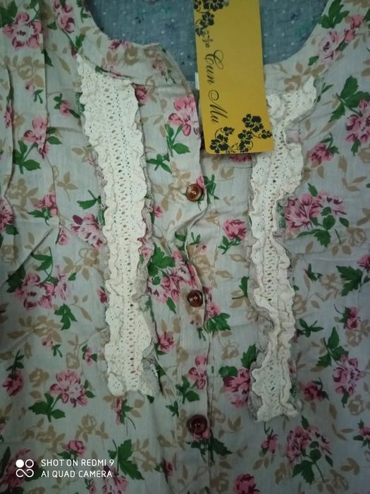 Bluza-tunica noua, L, romantic