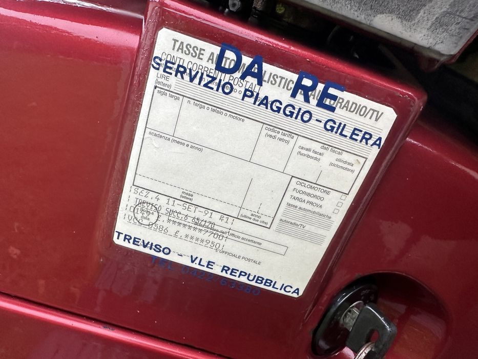 Vand Vespa hp50 1991