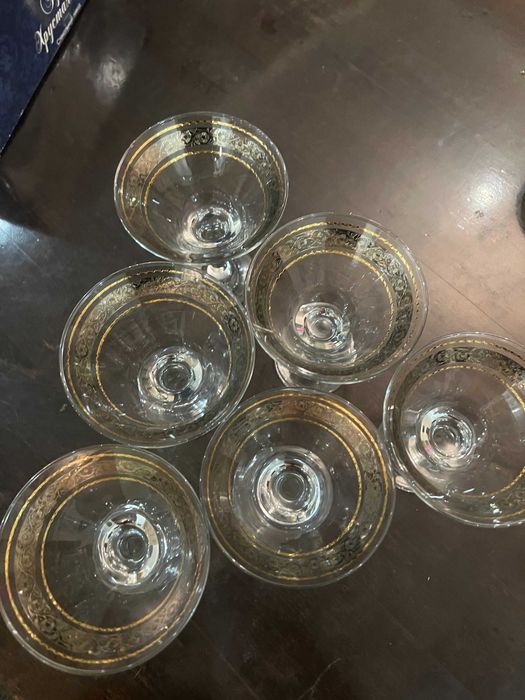 Гусь Хрустальный 6 бокалов для Мартини