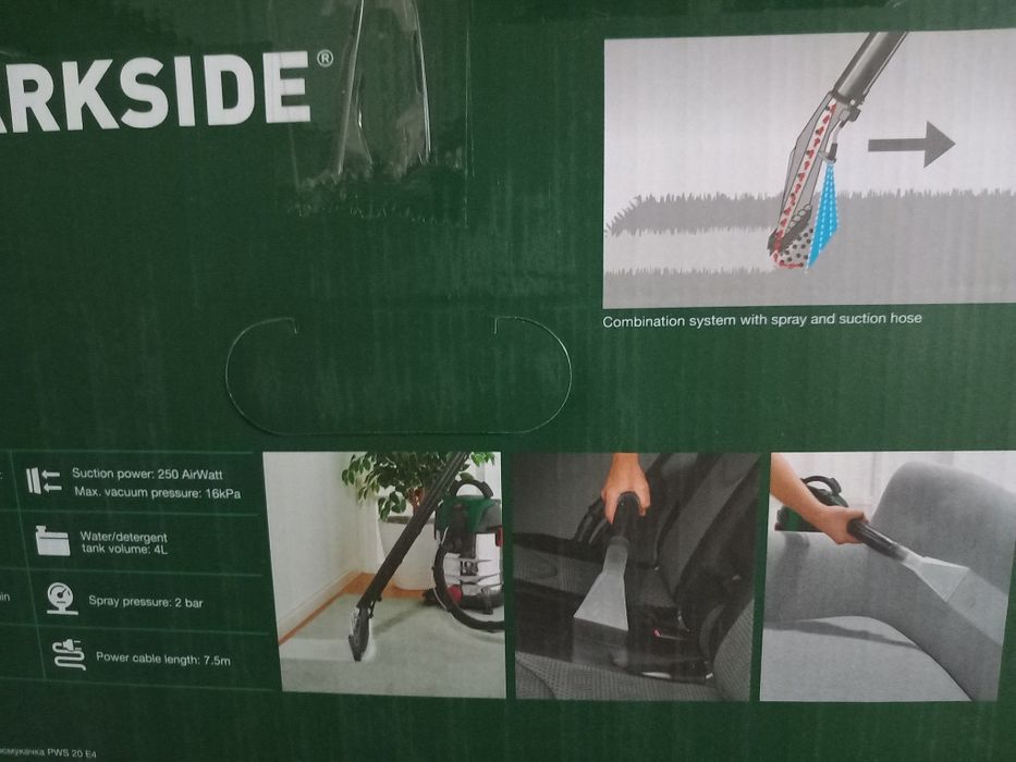 Нови перящи прахосмукачки PARKSIDE - PWS 20E4