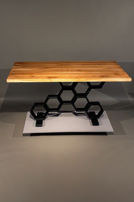 Masa dining-stejar masiv&otel