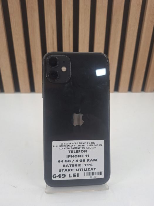 Iphone 11 / 64GB / 71% BAT / #63190