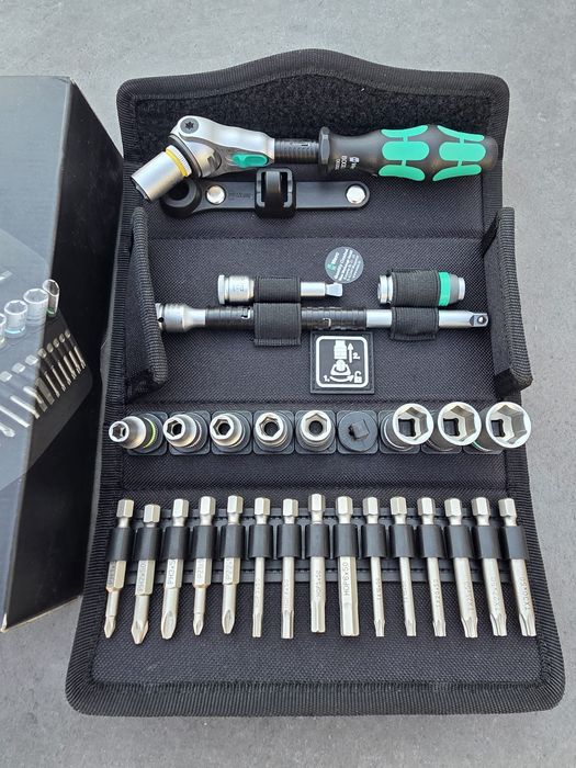 Trusa cu tubulare si biți  WERA 8100 SA6 1/4"