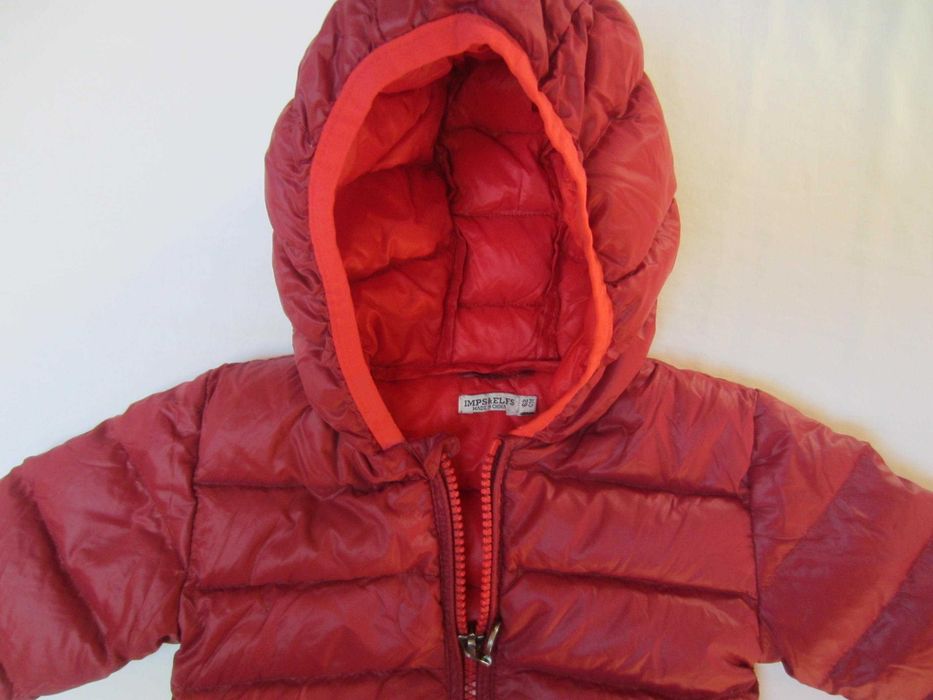 Geaca puf copil IMPS&ELFS, 3-6luni, gluga, stare f.buna