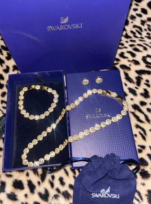 Set Swarovski Angelic Auriu - Colier/Bratara/Cercei