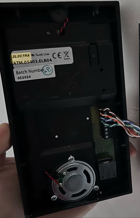 Interfon Electra Smart ATM.0S403.ELB04 audio negru