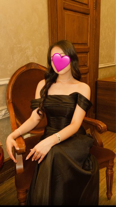 вечернее платье черное