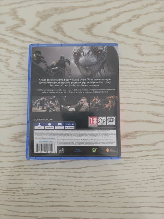 Диск ps4 God of war 2018
