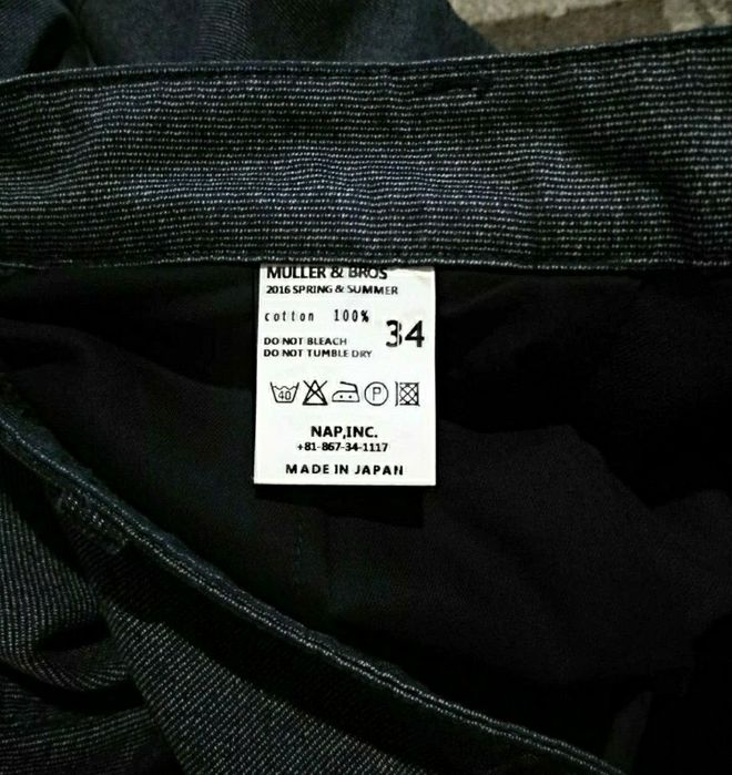 Pantaloni Bărbați Muller & Bros Made in Japan nrv34