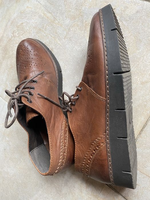 Кафяви обувки естествена кожа 38