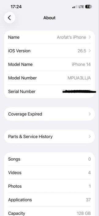 Iphone 14 128 Gb
